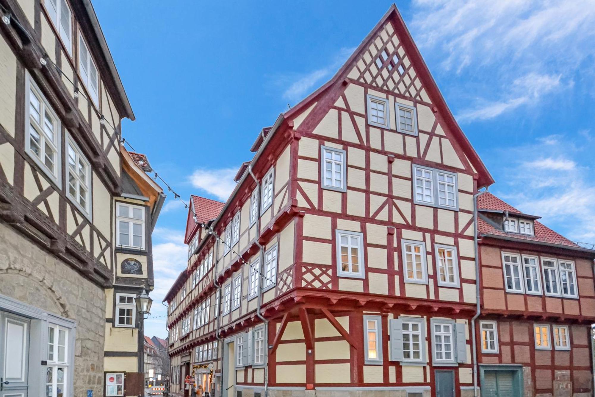 Fewo Lange Gasse 4 - 2 Obergeschoss Inkl Parkplatz Quedlinburg Exterior foto
